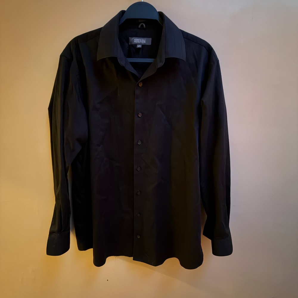 Kenneth Cole Classic Black Dress Shirt